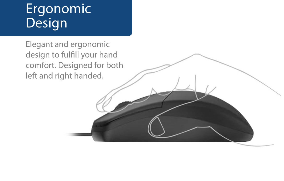 AOC Mouse Wired USB [MS121]