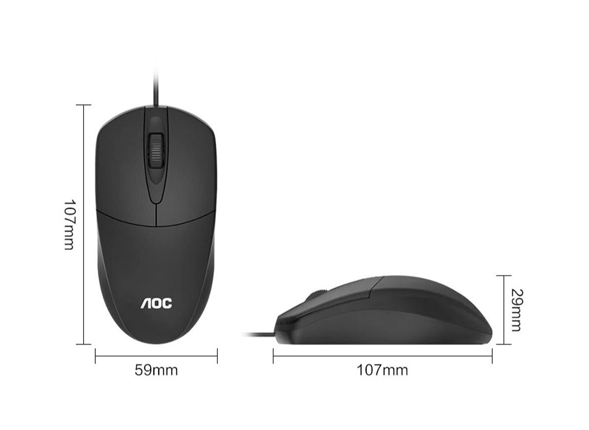 AOC Mouse Wired USB [MS121]