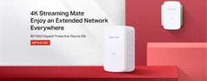 Mercusys MP500 KIT AV1000 Gigabit Powerline Starter Kit { 1000 Mbps High-Speed Transfer Rate // Super-Fast Wired Connection ( gigabit port ) // Plug & Play // Easy Expansion // 4K Streaming } [ MP500 KIT ] - Image 5
