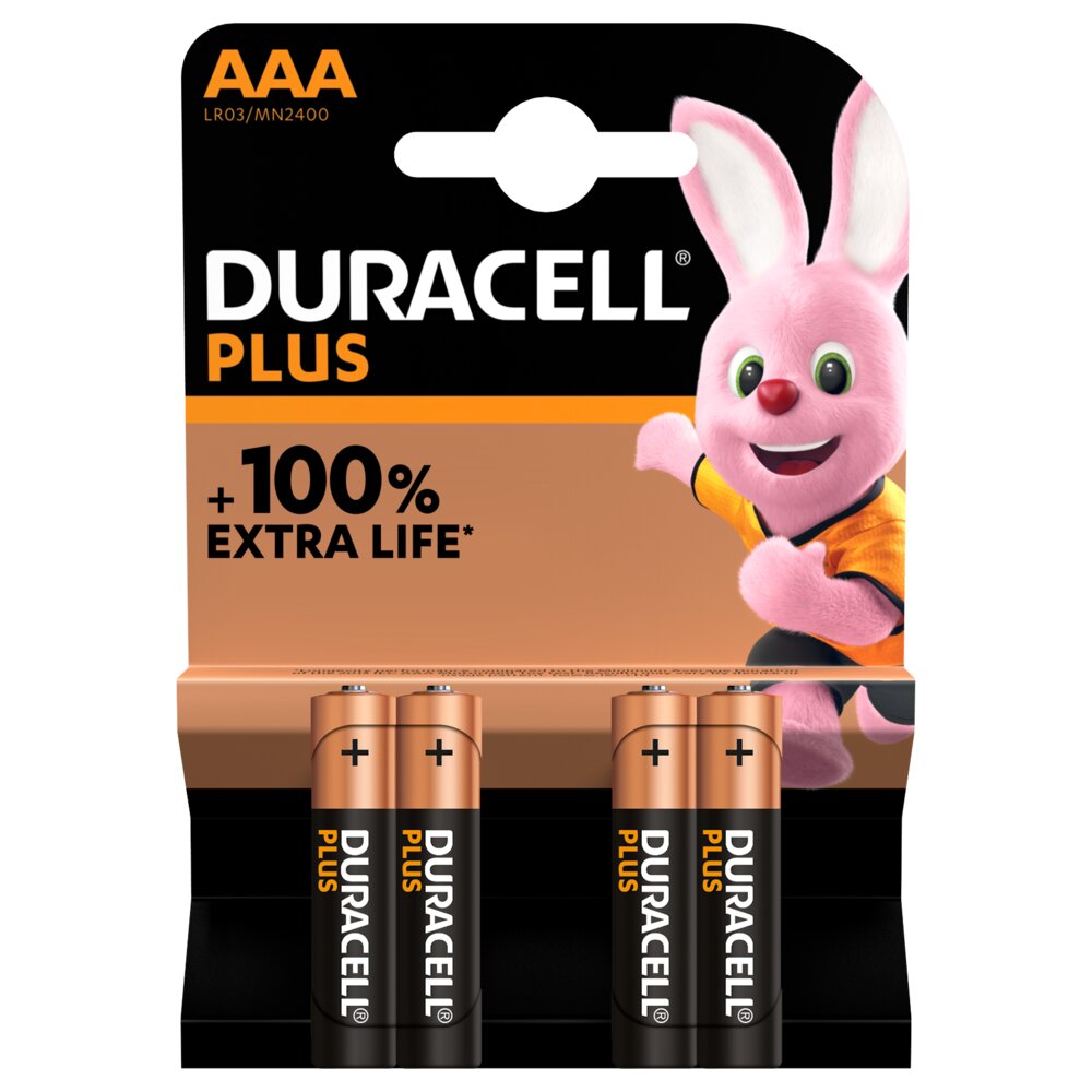 Duracell Plus AAA Alkaline Batteries