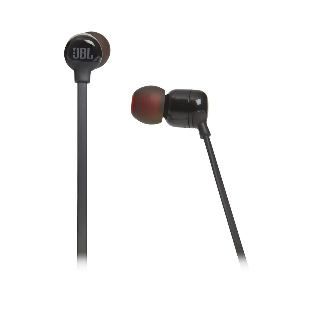 JBL TUNE 110BT In-ear wireless headphone 4.0 Bluetooth version 8.6 Driver size (mm) 6 hours maximum play time 2 hours Charging time Built-in Microphone black color JBLT110BT 