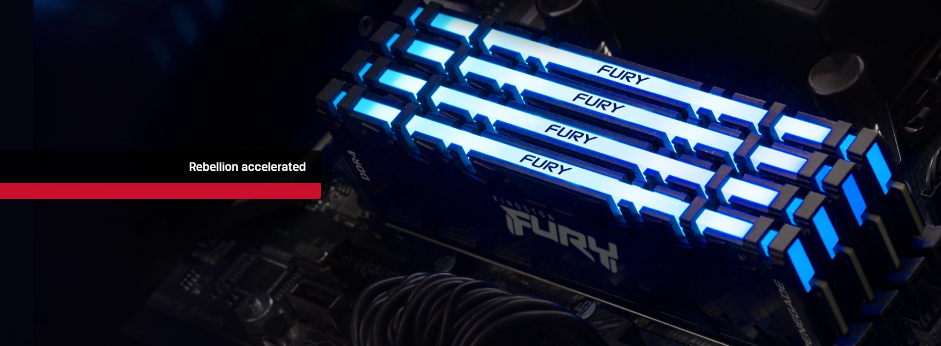 Kingston FURY RENEGADE 8GB DDR4 4000MHz RGB Memory RAM KF440C19RBA/8