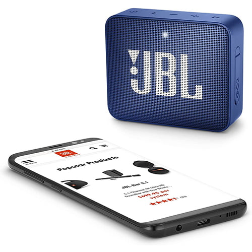 JBL GO 2 Portable Bluetooth Speaker Waterproof BLUE [ JBLGO2BLU ]