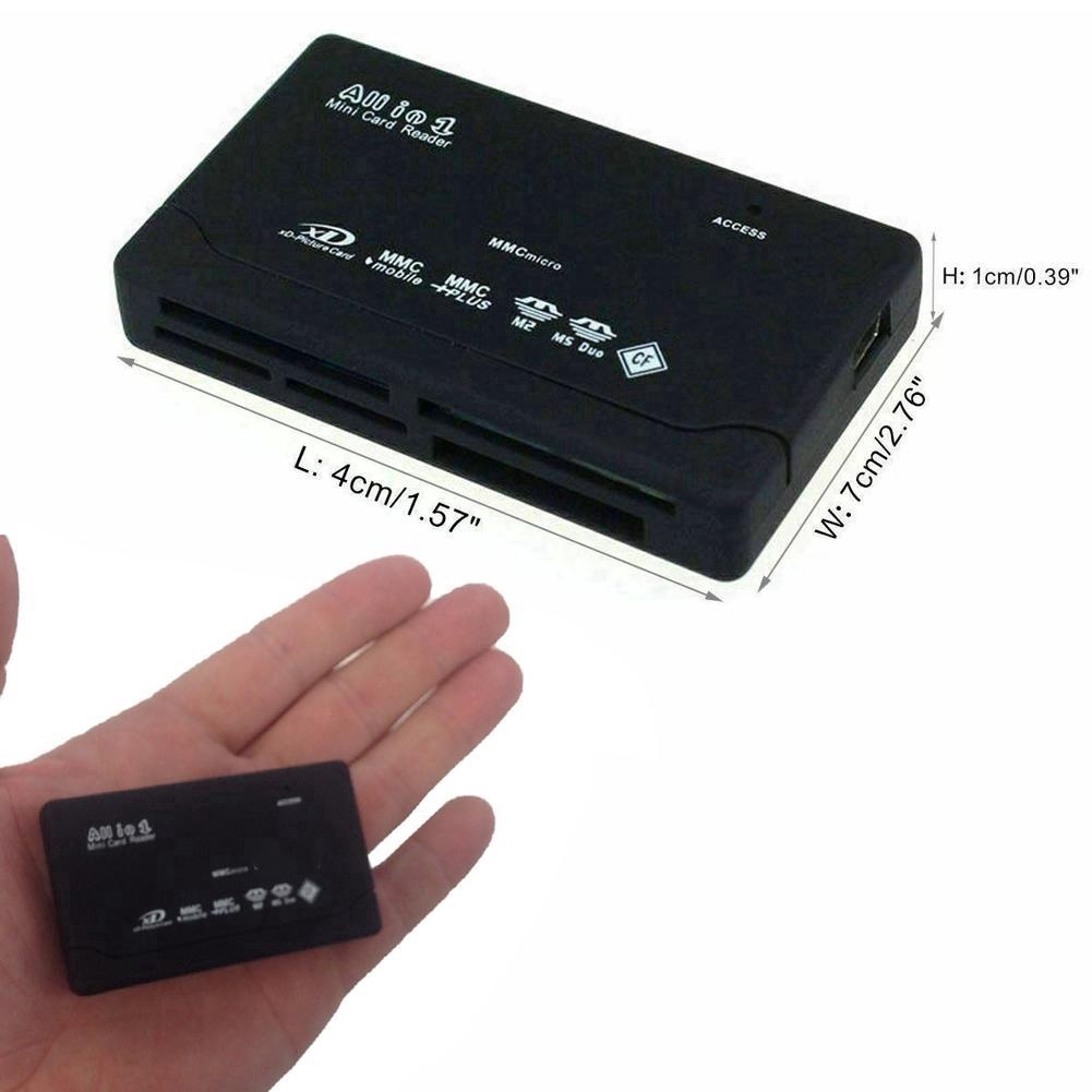 All in One USB 2.0 Card Reader (SD / microSD / M2 / XD / CF) [ HT-02A ]
