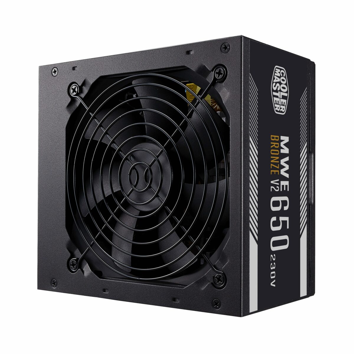 Cooler master power supply { 650 W / Bronze 80 PLUS MWE v2 EU 230V / 120mm HDB FAN , 2400 RPM / Non Modular / Durable , Reliable , and Safe } MPE - 6501 - ACABW - BUK - Image 1