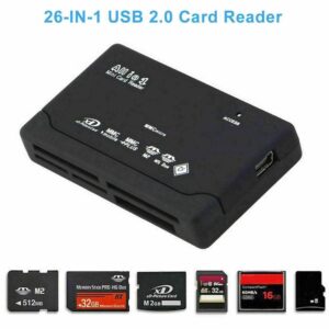 All in One USB 2.0 Card Reader (SD / microSD / M2 / XD / CF) [ HT-02A ]