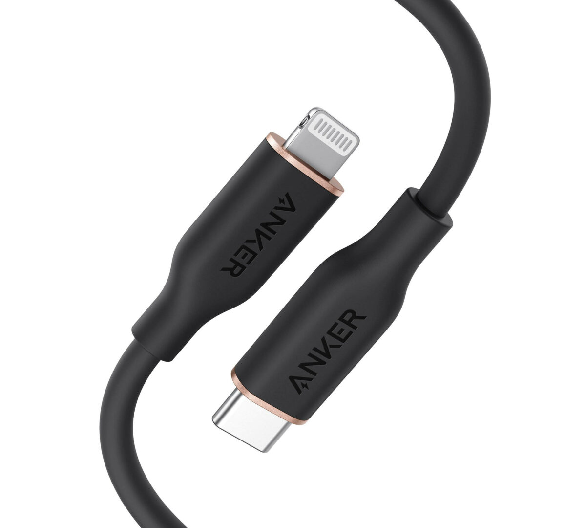 Anker PowerLine III Flow USB-C with Lightning Connector Black A8662h11