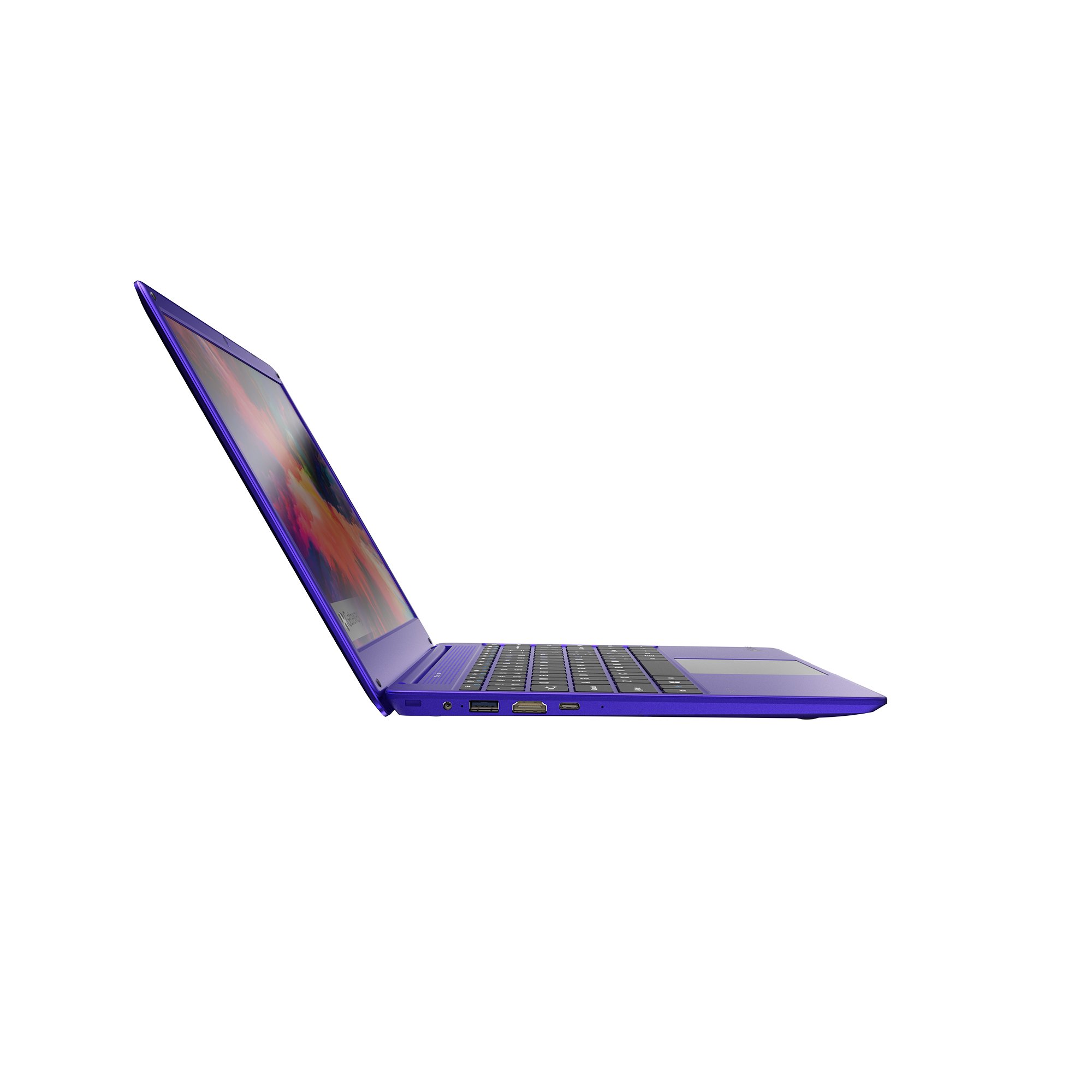 Gateway Ultra Slim Notebook Core i3 1115G4 14.1 ” FHD LCD IPS 4 GB memory RAM 128 GB M.2 SSD storage and NVMe supported Built-in Fingerprint windows 10 purple color GWTN1416pR