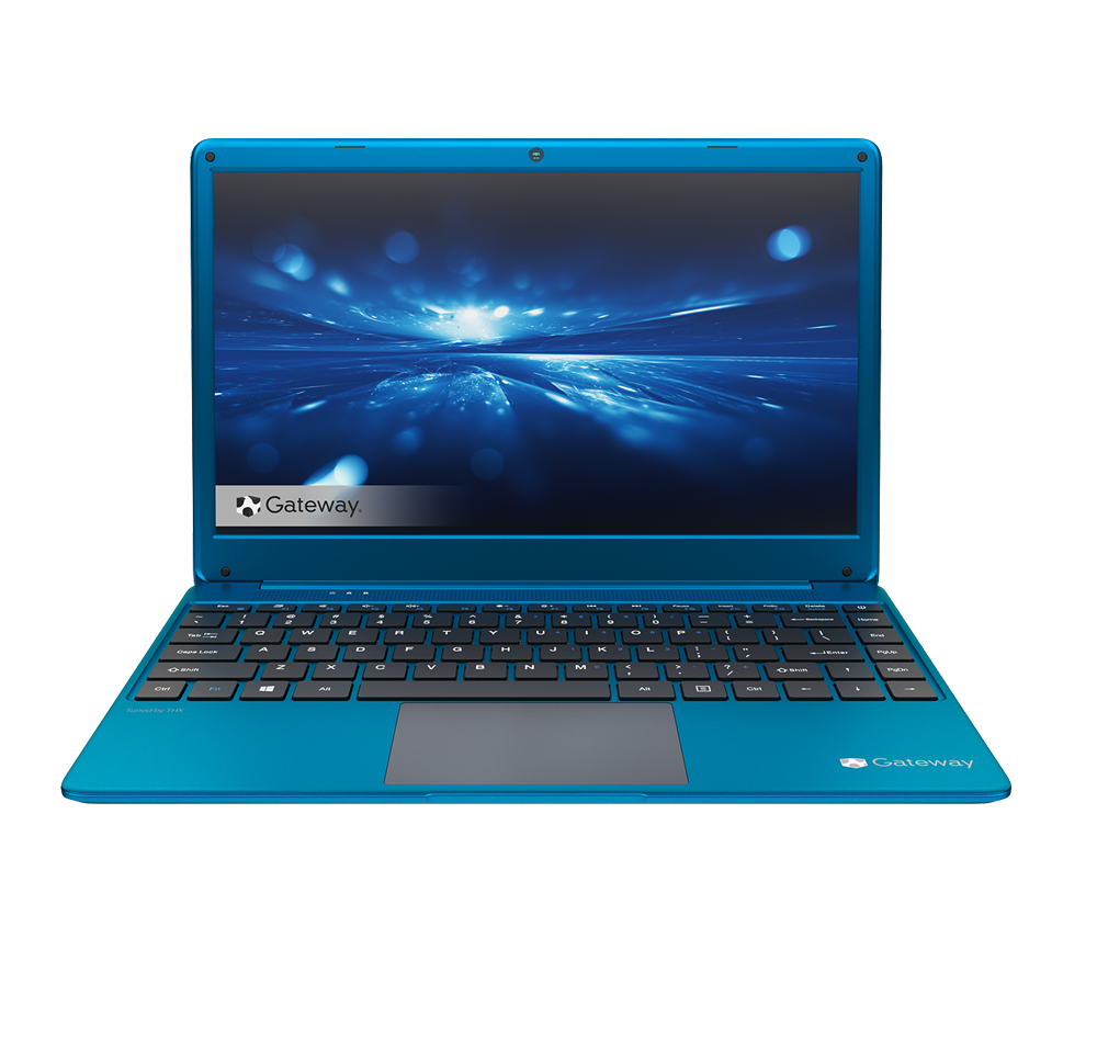 Gateway Ultra Slim Notebook Core i3 - 1115G4 14.1 ” FHD LCD IPS 4 GB memory RAM 128 GB M.2 SSD AND NVMe supported Built-in Fingerprint windows 10 Blue color GWTN1416BL