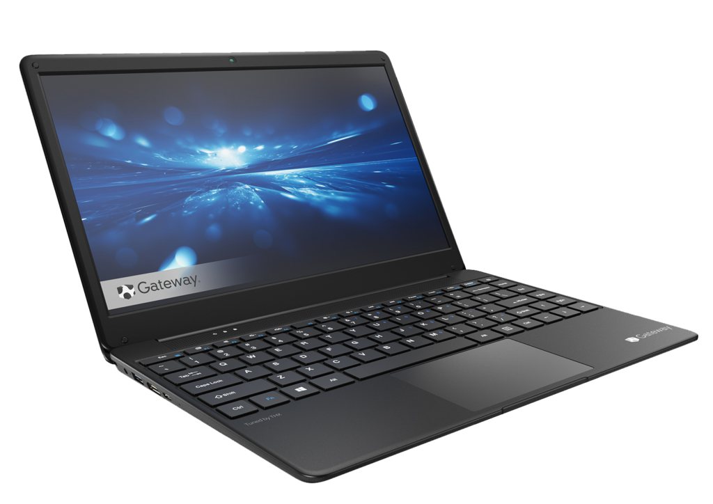 Gateway - Ultra Slim Notebook Core i3 - 1115G4 14.1 ” FHD LCD IPS 4 GB memory RAM 128 GB M.2 SSD storage and NVMe supported Built-in Fingerprint windows 10 black color GWTN1416BK