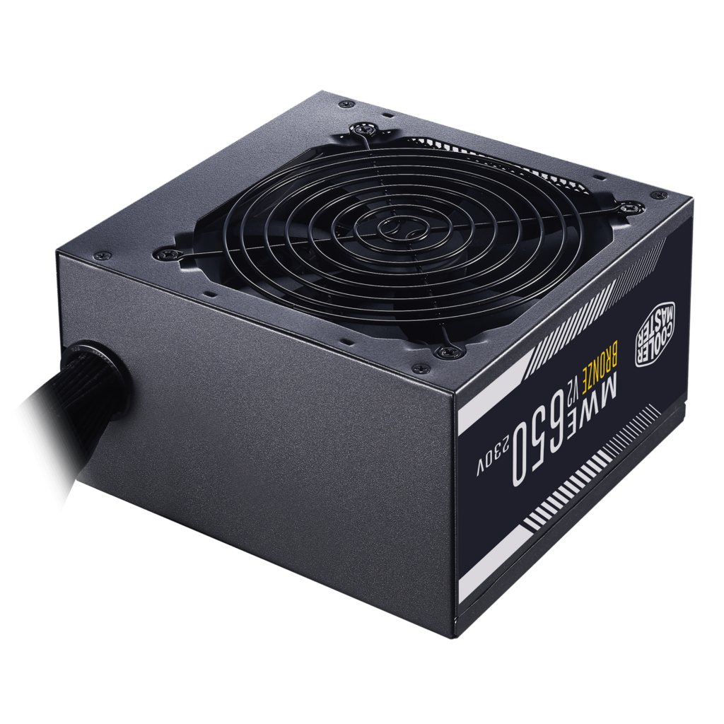 Cooler master power supply 650 W 80 PLUS Bronze EU 230V 120MM HDB FAN 2400 RPM Non Modular Durable Reliable Safe MPE - 6501 - ACABW - B