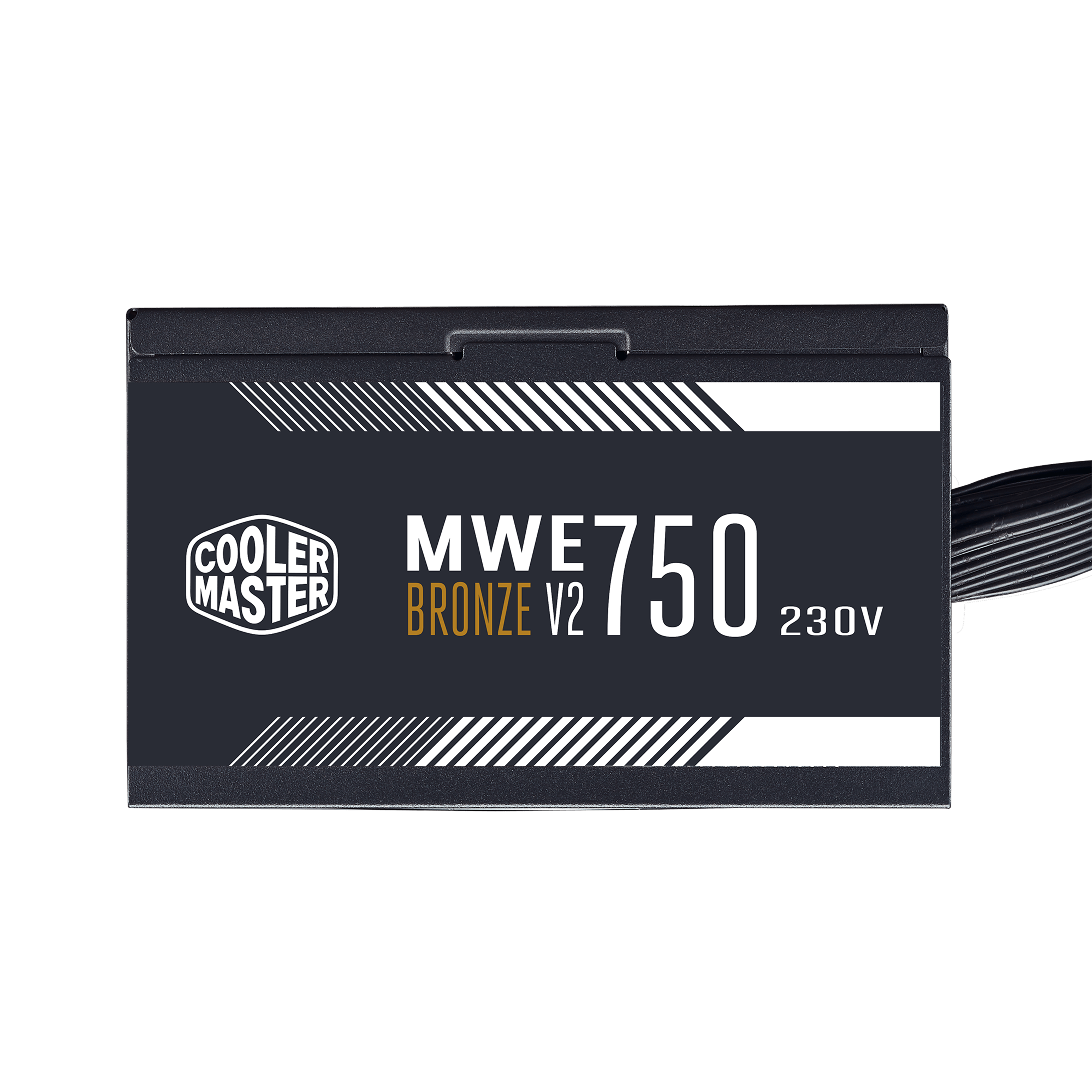 Cooler master power supply V2 750W 80 PLUS Bronze EU 230V 120MM HDB FAN 2400 RPM Non Modular Durable Reliable and Safe MPE 7501 ACABW Buk