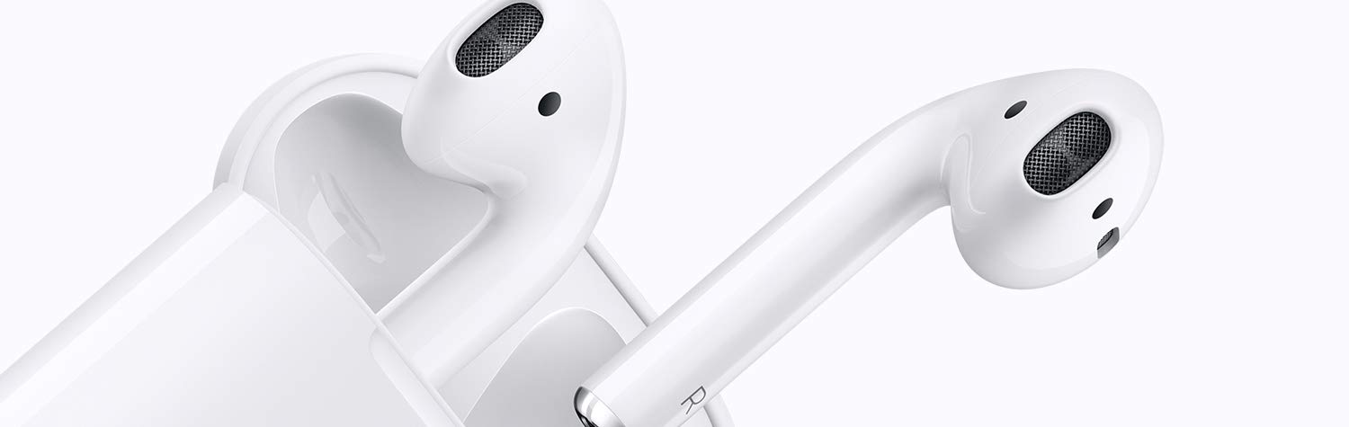 Apple Airpods with Wireless Charging Case Bluetooth White color wireless charging case Qi certified Easy setup for all your Apple devices MRXJ2AM A