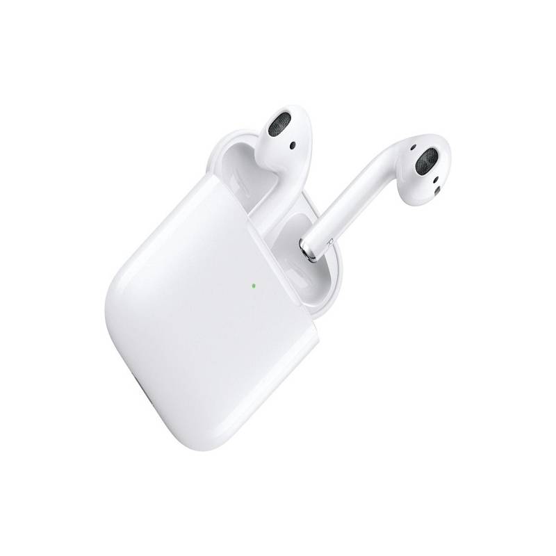 Apple Airpods with Wireless Charging Case ( Qi - certified ) { Bluetooth connectivity / White color / Easy setup for all your Apple devices } MRXJ2AM A