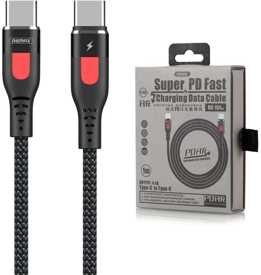 Remax RC-151CC Super PD Fast Charging data Cable Type C-C