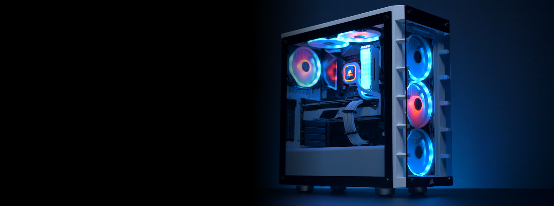 Corsair iCUE QL120 RGB 120mm PWM White Fan CO-9050103-WW