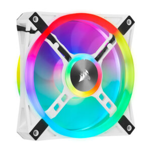 Corsair iCUE QL120 RGB 120mm PWM White Fan - Single Pack [ CO-9050103-WW ] - Image 4