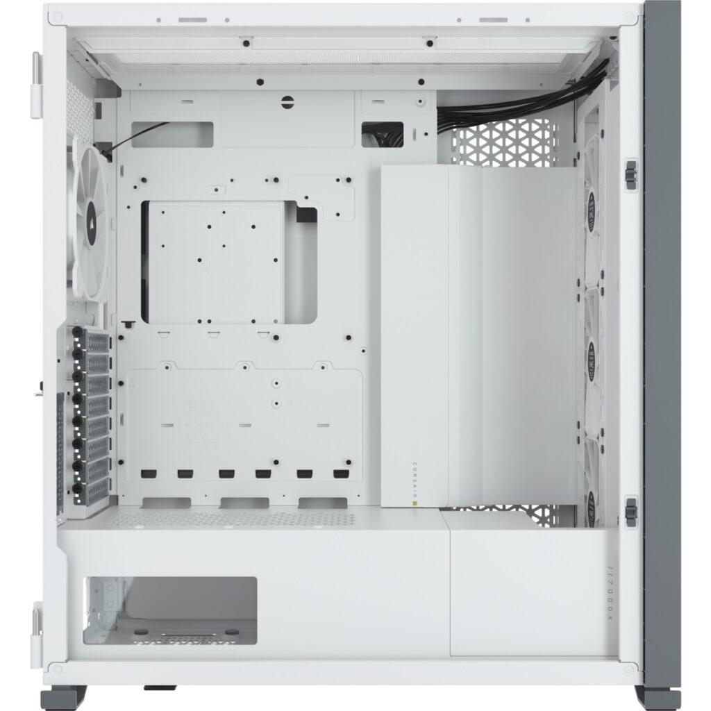 Corsair iCUE 7000X RGB Full-Tower Form Factor ATX case Tempered Glass hidden cable management White case color cc9011227ww