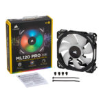 Corsair ML120 Pro RGB LED 120mm PWM Premium Magnetic Levitation Fan - Single Pack [ CO-9050075-WW ]