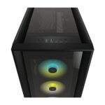 CORSAIR iCUE 5000X RGB Tempered Glass Mid Tower ATX Black CC-9011212-WW