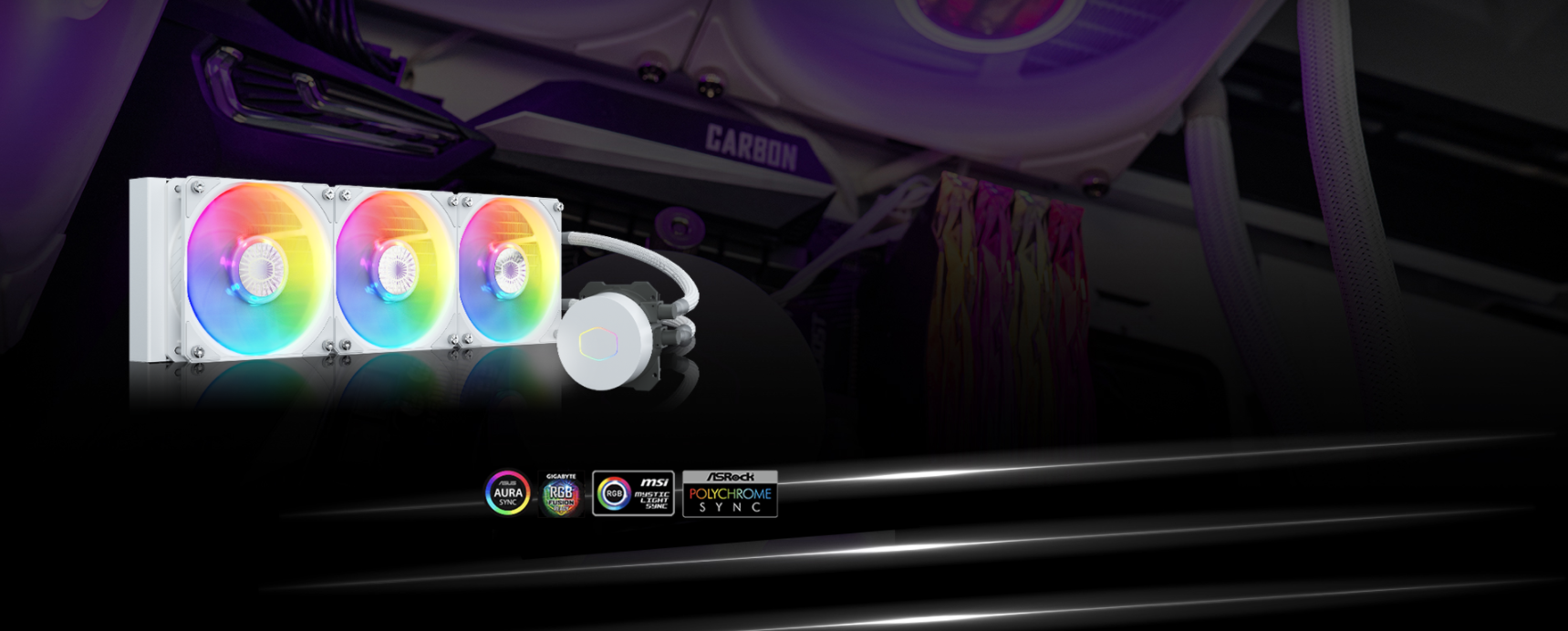 Cooler Master MasterLiquid ML360L V2 ARGB All In One CPU Liquid Cooler \ MLW-D36M-A18PW-RW