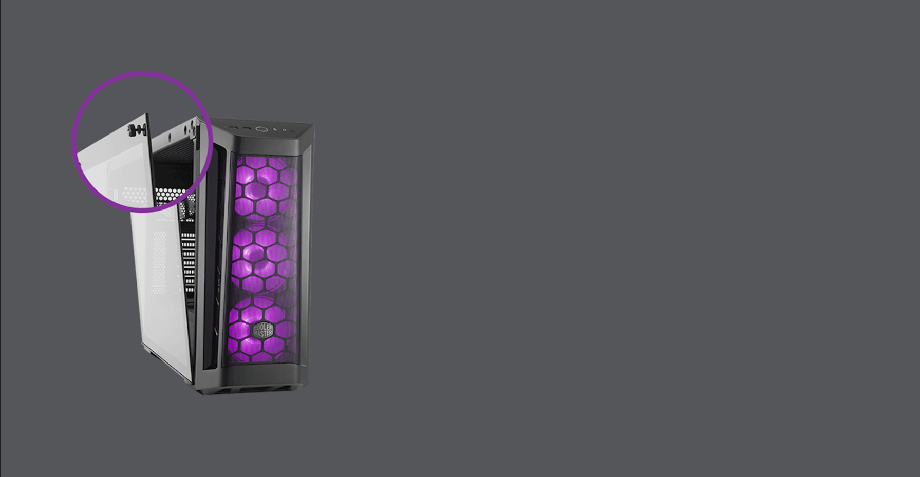 Cooler Master MB511 ARGB Case + Power Supply MWE Bronze V2 230V 650W  MCB-B511D-KGNB65-RG1