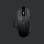 Logitech G604 - wireless gaming mouse { Dual connectivity ( bluetooth or USB adapter ) / up to 25,600 DPI / speed more than 400 IPS / 15 programable controls }