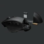 Logitech G604 - wireless gaming mouse { Dual connectivity ( bluetooth or USB adapter ) / up to 25,600 DPI / speed more than 400 IPS / 15 programable controls }