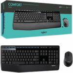 Logitech MK345 Wireless Combo Full-Sized Keyboard with palm Rest and comfortable Right-Handed Mouse, 2.4 GHz Wireless USB