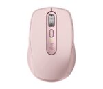 Logitech MX anywhere 3 wireless premium mouse Bluetooth & USB adapter Unifying Connectivity up to 70 days on a full charge up to 4000 dpi sensitivity tracks on most surfaces quick charge rose color
