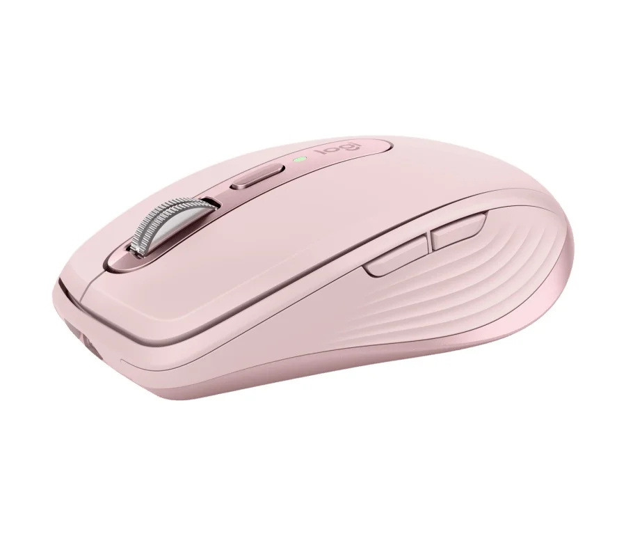 Logitech - MX anywhere 3 premium wireless mouse { Bluetooth & USB adapter ( Connectivity ) / up to 70 days on a full charge / up to 4000 dpi sensitivity / tracks on most surfaces / quick charge / rose color } - Image 5
