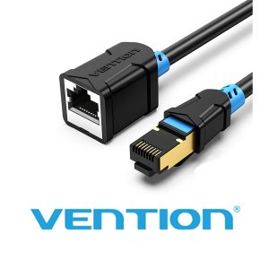 Vention extension patch cable { CAT 6 SSTP / 8 meter cable length / black color / Premium quality } IBLBK