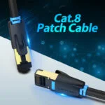 VENTION Cat.8 SSTP Patch Cable 2M Black - [ IKABH ] - Image 2