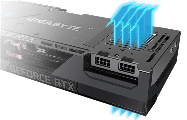 Gigabyte - GeForce RTX 3080 EAGLE 12GB GDDR6X VRAM 3 windforce fans 8960 CUDA Cores 1710 MHz Core Clock GV-N3080EAGLE-12GD