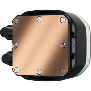 Corsair - H55 RGB Liquid CPU Cooler { 120mm radiator / 21 bright RGB LEDs / Ultra low noise } CW-9060052-WW - Image 2