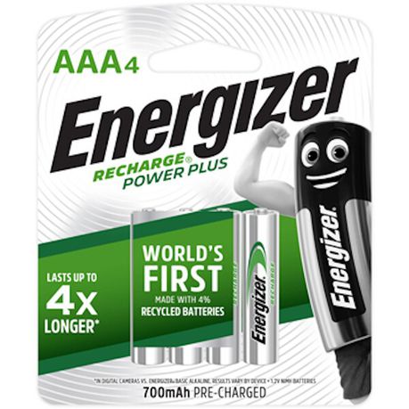 Energizer Recharge 700Mah AAA - 4 Pack
