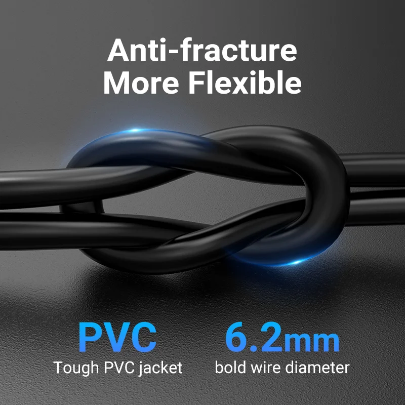 Vention extension patch cable CAT 6 SSTP 8 meter cable length black color Premium quality IBLBK
