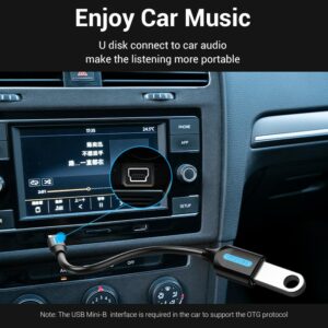 Vention Mini USB OTG Cable Mini USB 5-pin Male to Female USB OTG Adapter for Camera Mobile - Image 4