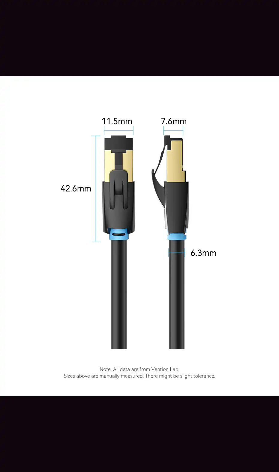 VENTION Cat.8 SSTP Patch Cable
