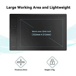 VEIKK A30 V2 Drawing Tablet 10x6 Inch Graphic Tablet