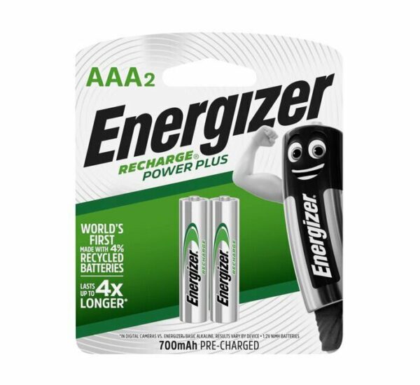 Energizer Recharge 700Mah AAA - 2 Pack