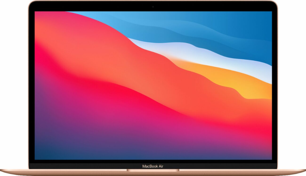 Apple MacBook Air 13" M1 Chip CPU 8GB RAM 256GB SSD Touch ID support Gold color MGND3LL/A