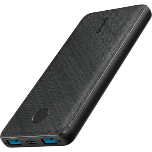 Anker PowerCore III Power Bank { 10000 mAh / high speed 12W charging / Two USB-A output ports and one USB-C input / slim fit design } A1247h11