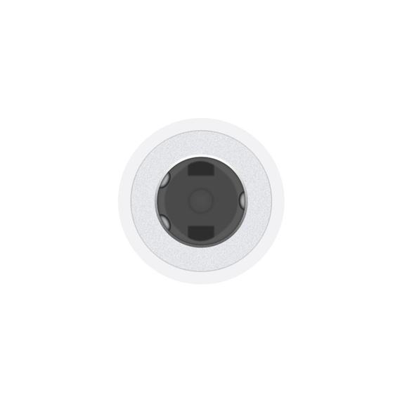 Apple Lightning to 3.5 mm Headphone Jack Adapter  MMX62AM/aA 