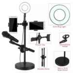 Ring Light With Microphone And Mobile Stand 4 In 1