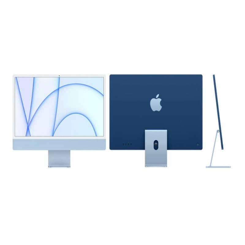 Apple iMac All-In-One 2021 M1 Chip 256 GB SSD 8GB 24' 4.5K Blue \ MJV93LL / A