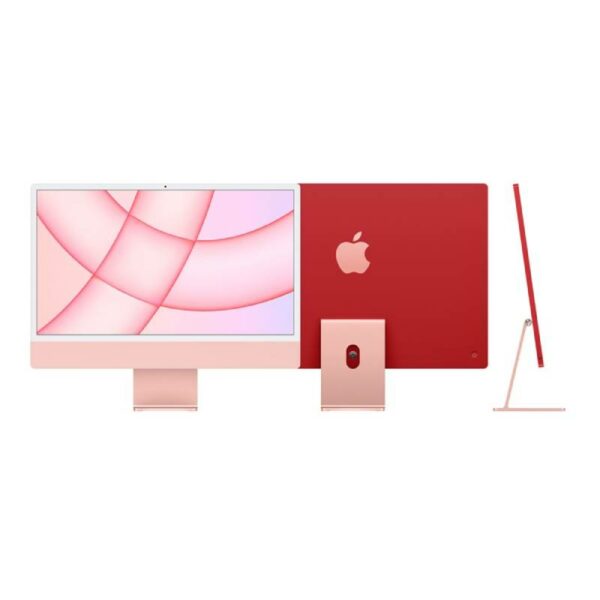 Apple iMac All-In-One 2021 M1 Chip \ 256 GB SSD \ 8GB 24' 4.5K Pink \ MJVA3LL/A