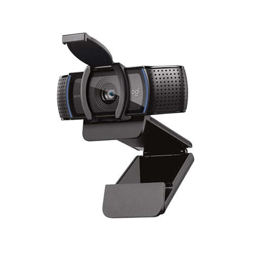 Logitech - C920S PRO HD WEBCAM { Full HD 1080p at 30fps / 78° field of view / dual mics / attachable privacy shutter / Automatic HD light correction support }