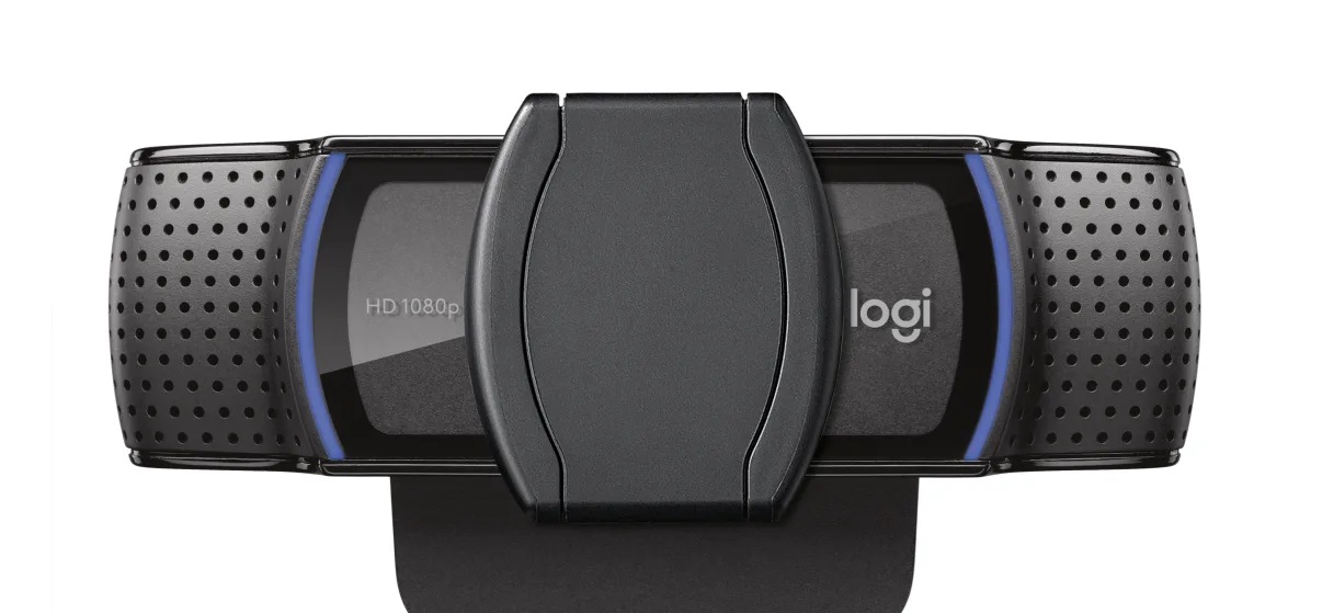 Logitech C920S PRO HD WEBCAM 1080p at 30fps 78° field of view dual mics attachable privacy shutter Automatic HD light correction support 