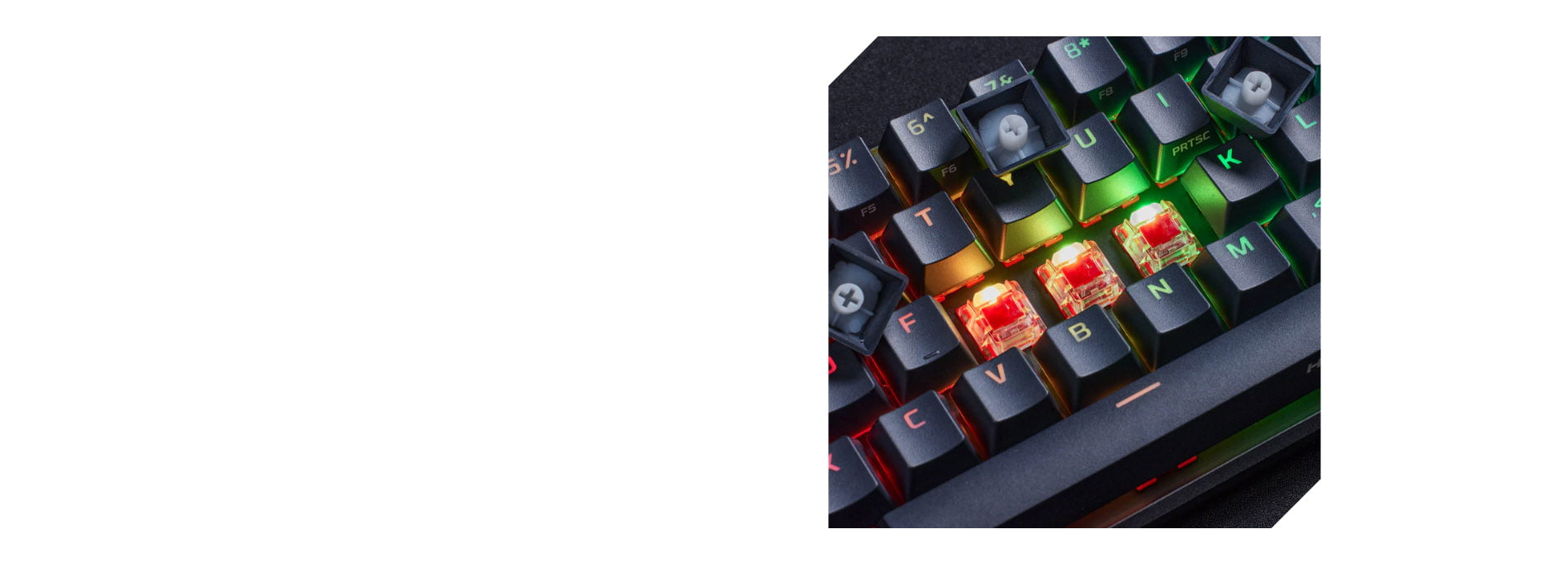HyperX Alloy Origins 65 - Mechanical Gaming Keyboard - HX Red (US Layout) [ HKBO1T-RD-US/N ]